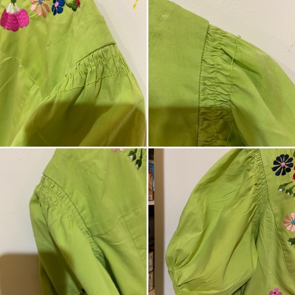 Nanette Lepore Embroidered Mexican Dress - Picture 15 of 16